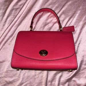 Coach Electric Pink Tilly Top Handle Purse